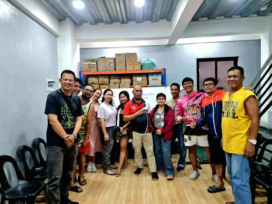 Talanians Alumni Association officers and volunteers gathered together