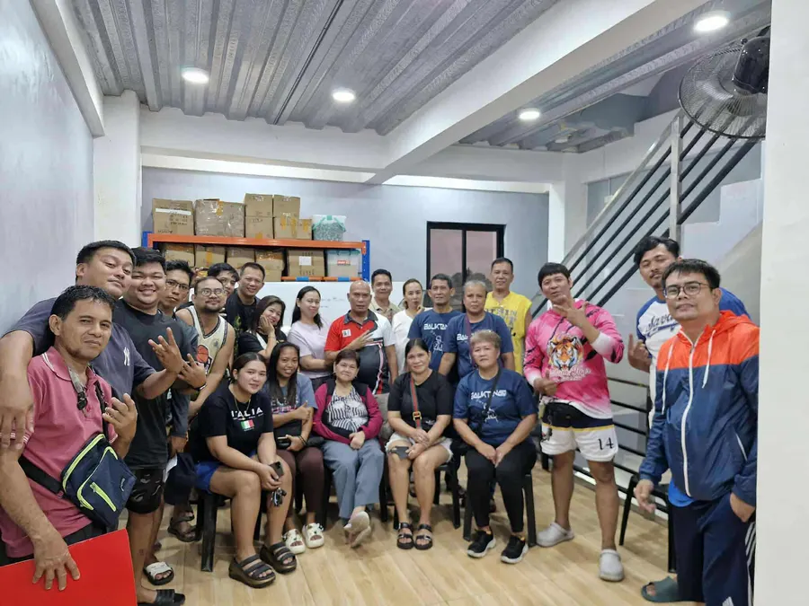 Talanians alumni members gathered together